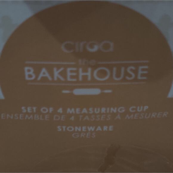 Neutral Tan Gingerbread Nesting Measuring Cups Ciroa Bakehouse Masterclass - Picture 6 of 16